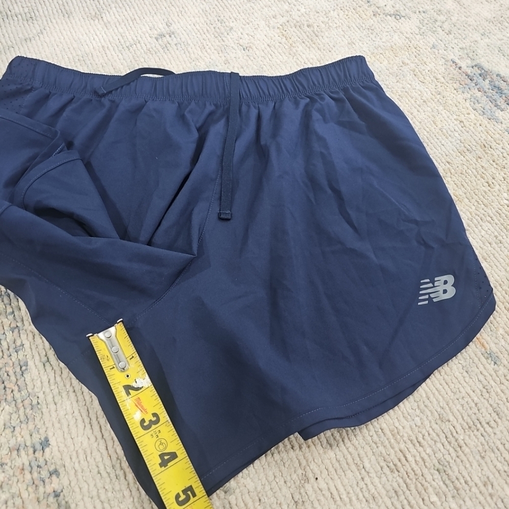 New Balance, Reebok Shorts Navy Blue Size Medium - Picture 10 of 11